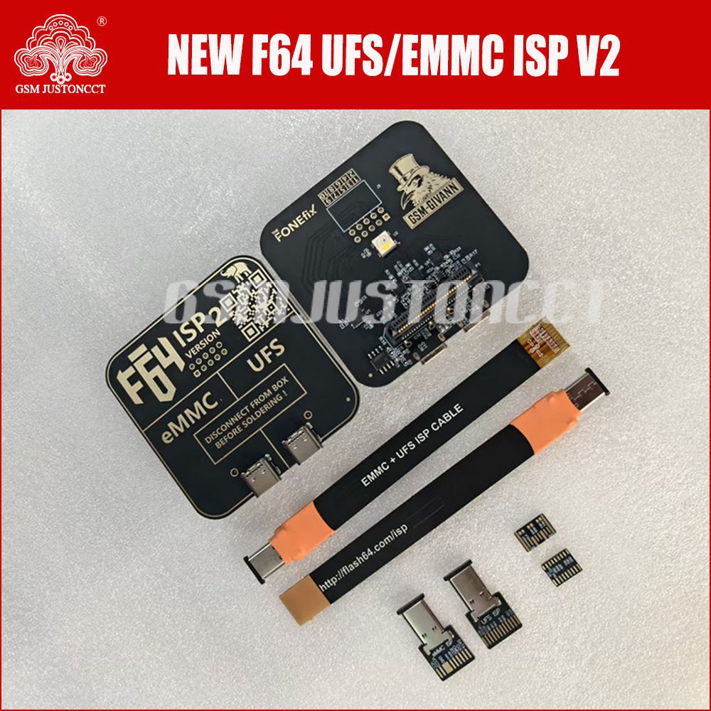 🔌 NEW F64 eMMC + UFS ISP Adapter & Flex 2 em 1