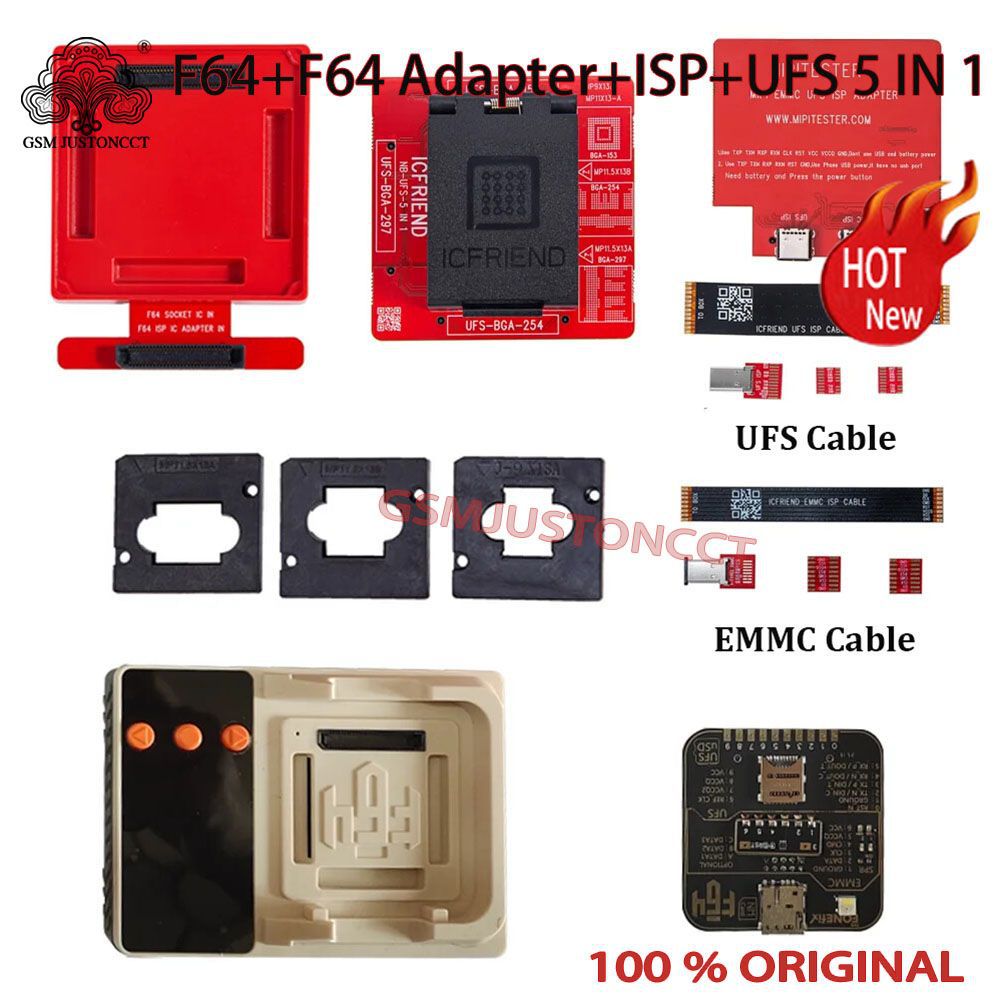 🧰 F64 Flash “Full” com Kit ISP ICfriend